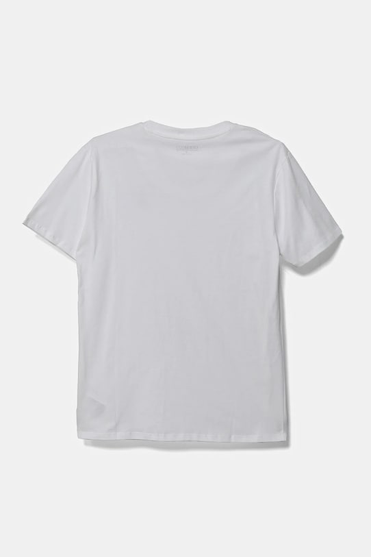 Guess tricou de bumbac pentru copii L5RI33.I3Z14.PPYA alb SS25
