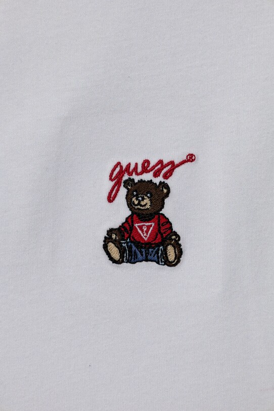 Băieți Guess tricou de bumbac pentru copii L5RI33.I3Z14.PPYA alb