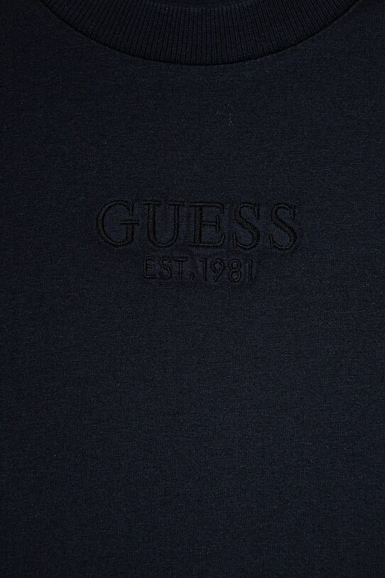 Мальчик Детская хлопковая футболка Guess L5RI36.K8HM4.PPYA тёмно-синий