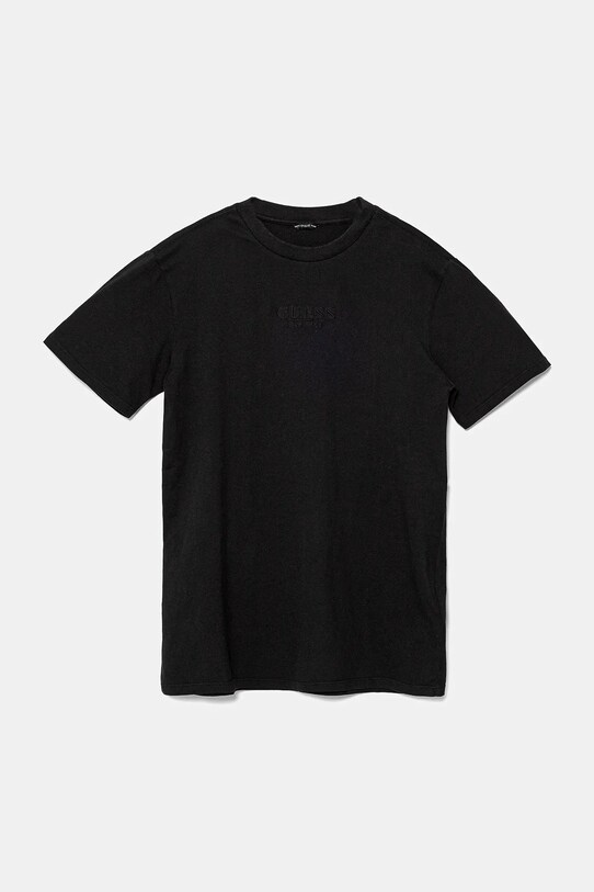 Guess tricou de bumbac pentru copii imprimeu negru L5RI36.K8HM4.PPYA