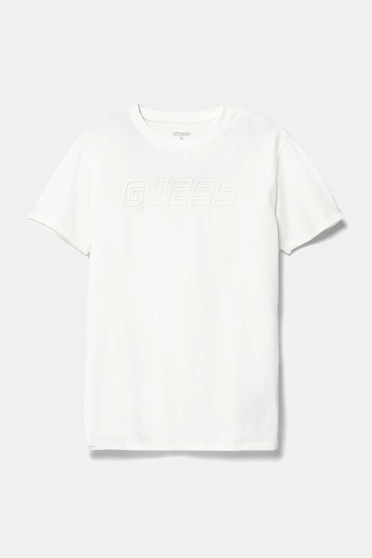 Дитяча футболка Guess з еластаном білий L5RI37.J1311.PPYA