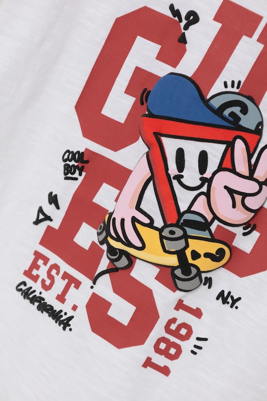 Fiú Guess gyerek pamut póló N5RI08.K6XN4.PPYA fehér