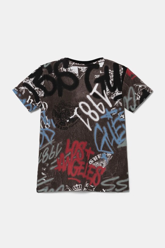 Детская хлопковая футболка Guess N5RI14.K8HM4.PPYA голубой SS25