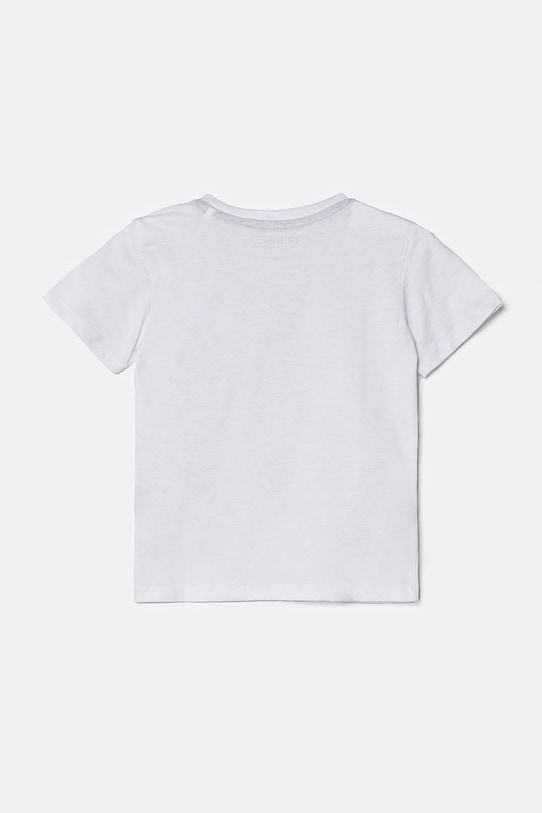 Детская хлопковая футболка Guess N5RI20.K8HM4.PPYA белый SS25