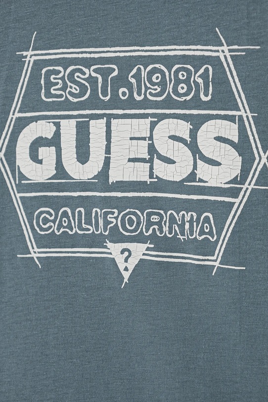 Хлопчик Дитяча бавовняна футболка Guess N5RI25.K8HM4.PPYA блакитний