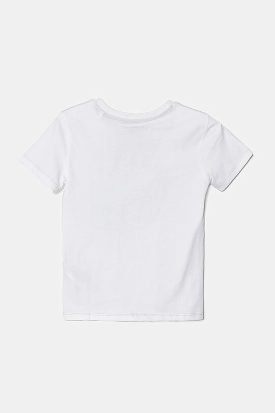 Дитяча бавовняна футболка Guess N5RI27.K8HM4.PPYA білий SS25