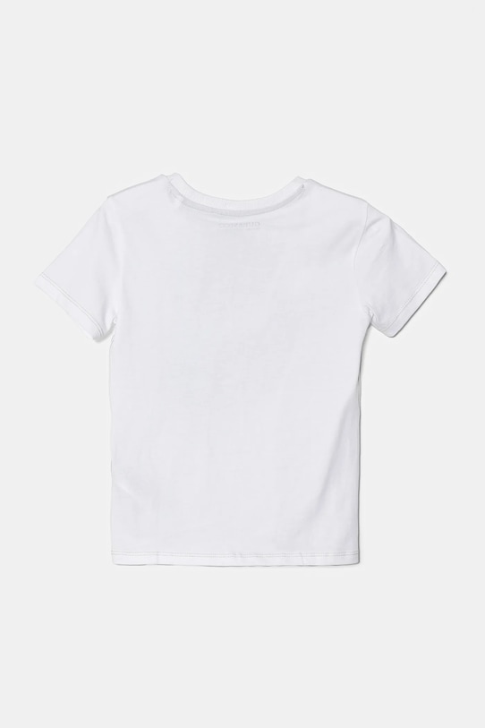 Dječja pamučna majica kratkih rukava Guess N5RI27.K8HM4.PPYA bijela SS25