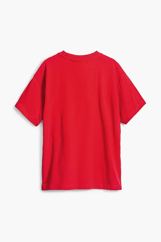 Dečki Otroška bombažna kratka majica Desigual x Disney 25SBTK14 rdeča