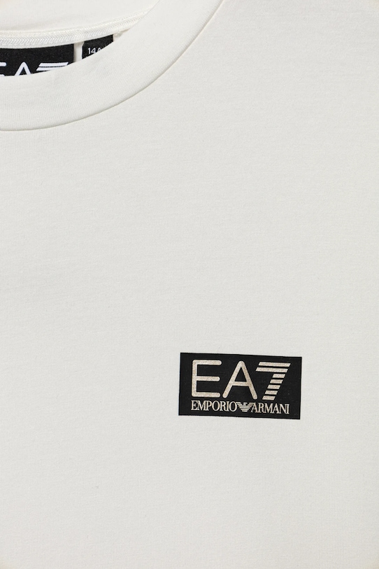 Хлопчик Дитяча футболка EA7 Emporio Armani 7B000093.AF10373 бежевий