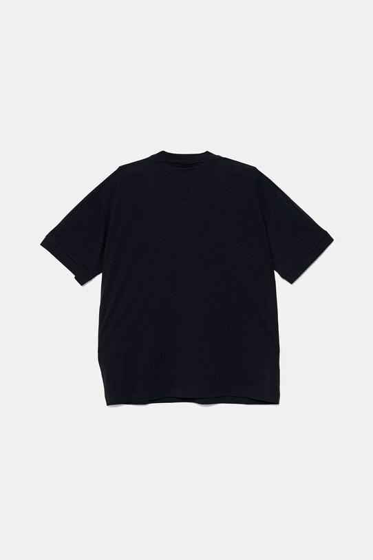 Detské bavlnené tričko EA7 Emporio Armani 7B000054.AF10378 tmavomodrá SS25