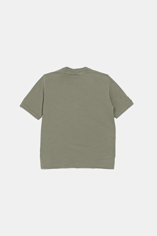 EA7 Emporio Armani tricou de bumbac pentru copii 7B000054.AF10378 verde SS25