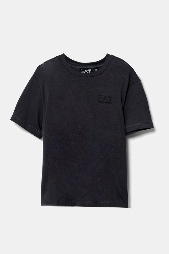 EA7 Emporio Armani t-shirt bawełniany dziecięcy nadruk szary 7B000020.AF10378