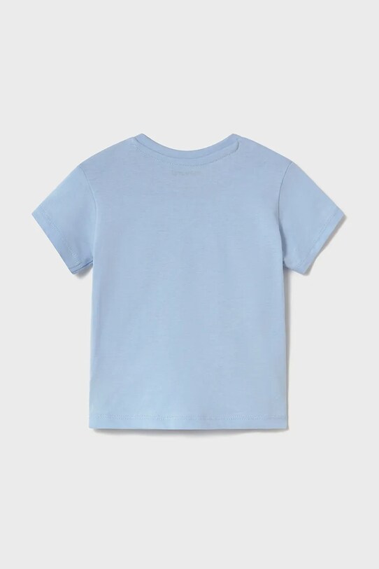 Mayoral t-shirt in cotone per bambini 106.3E.Baby.PPYA blu SS25