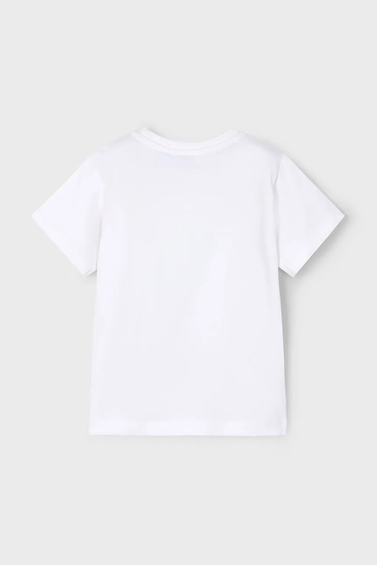 Дитяча бавовняна футболка Mayoral 170.5F.Mini.PPYA білий SS25