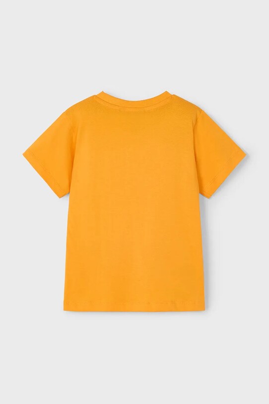 Mayoral tricou de bumbac pentru copii 170.5F.Mini.PPYA portocaliu SS25
