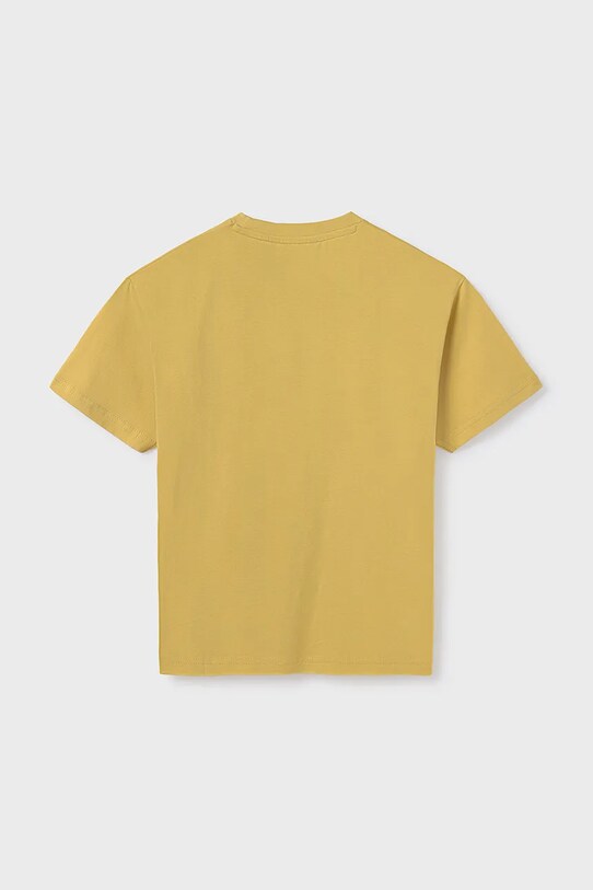 Mayoral tricou de bumbac pentru copii 840.7C.Junior.PPYA galben SS25