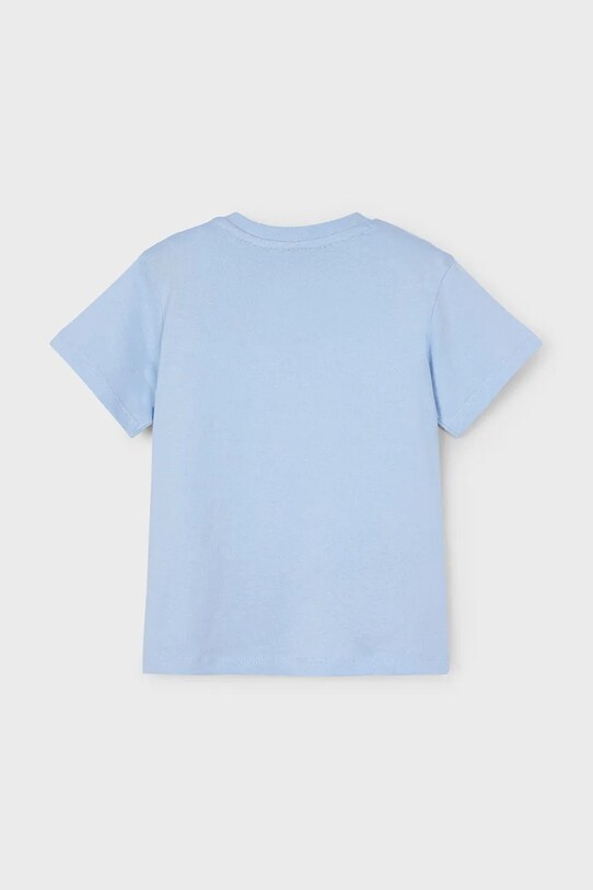 Detské bavlnené tričko Mayoral 1053.3C.Baby.PPYA modrá SS25
