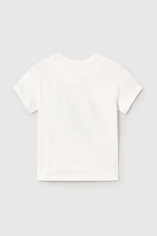 Мальчик Детская хлопковая футболка Mayoral 1062.3G.Baby.PPYA бежевый