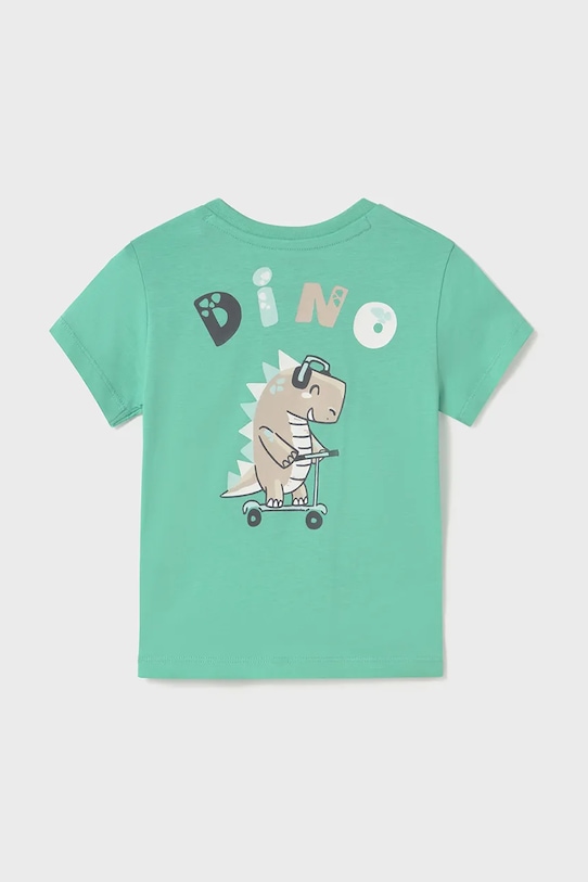 Mayoral tricou de bumbac pentru copii 1062.3G.Baby.PPYA turcoaz SS25