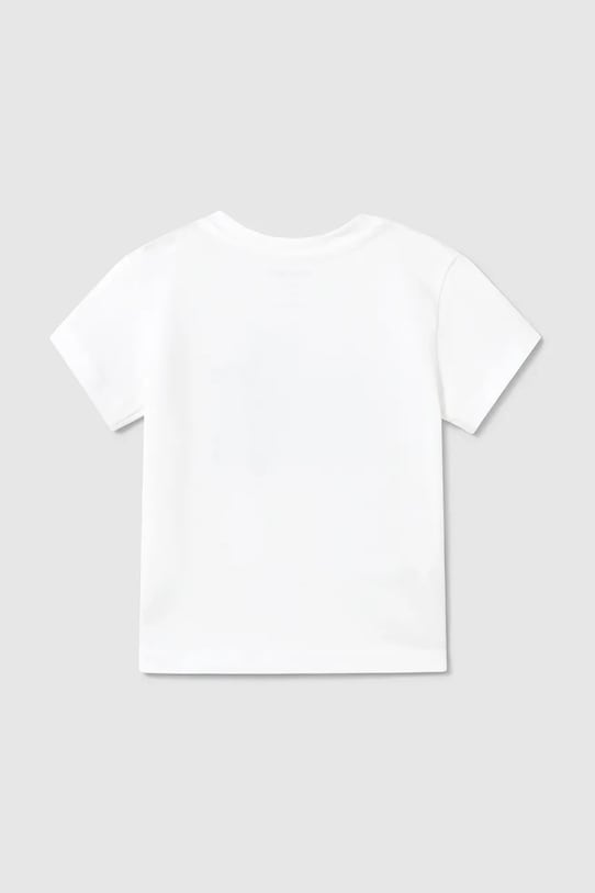 Mayoral tricou de bumbac pentru copii 1063.3H.Baby.PPYA alb SS25