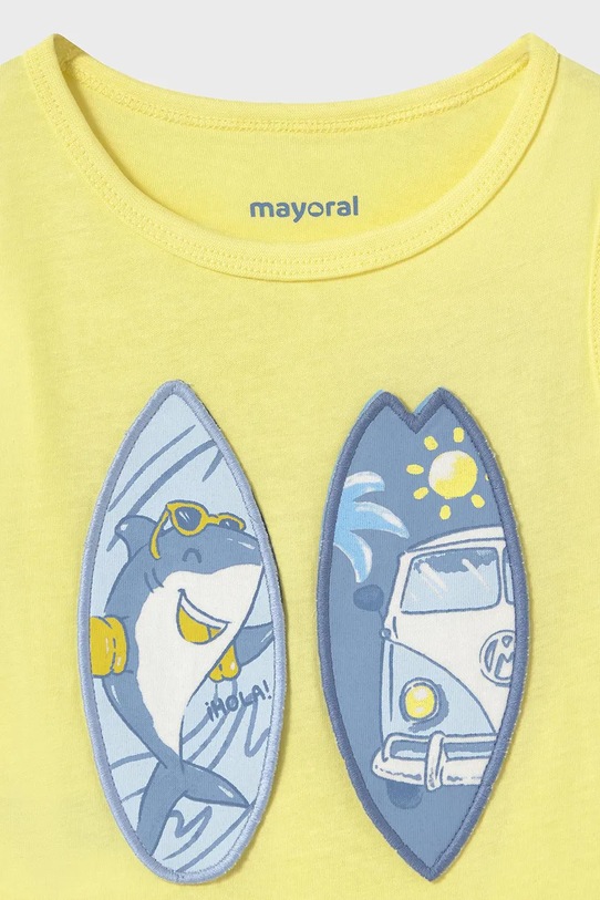 Chłopiec Mayoral top dziecięcy 1069.3H.Baby.PPYA żółty