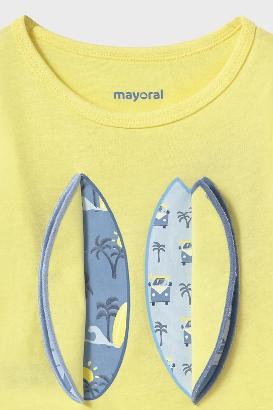 Mayoral top dziecięcy żółty 1069.3H.Baby.PPYA