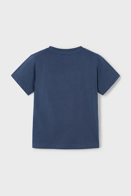 Дитяча бавовняна футболка Mayoral 3025.5B.Mini.PPYA темно-синій SS25