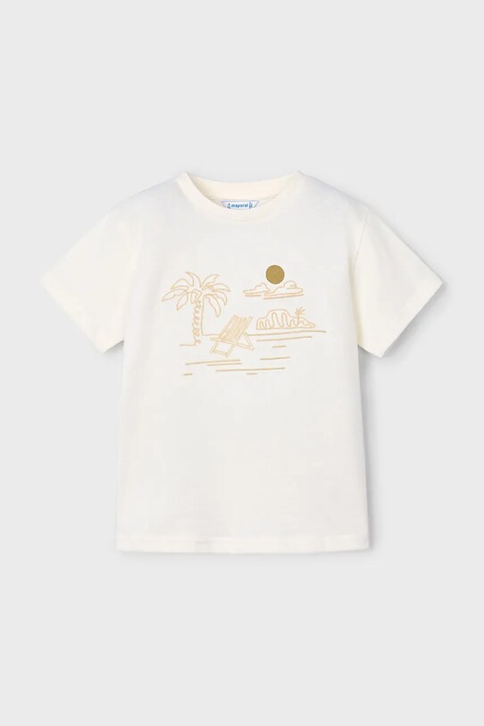 Mayoral tricou copii print bej 3026.5B.Mini.PPYA