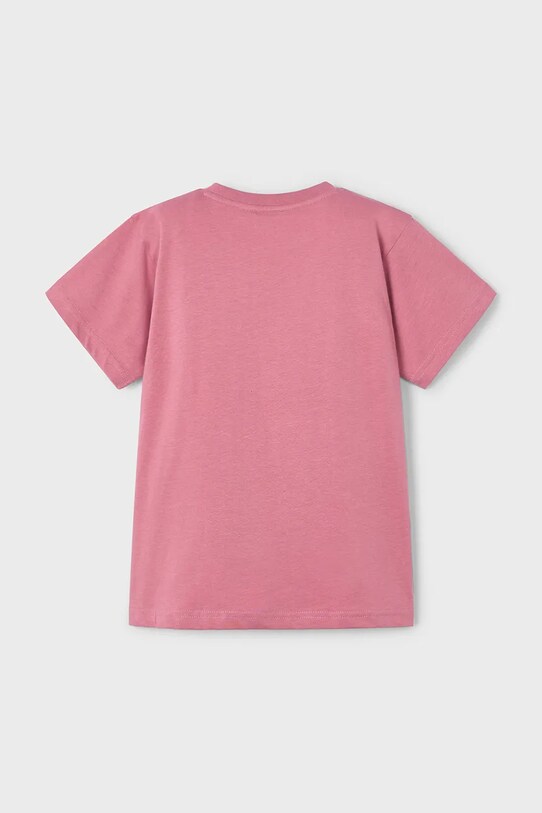 Mayoral tricou de bumbac pentru copii 3027.5C.Mini.PPYA roz SS25