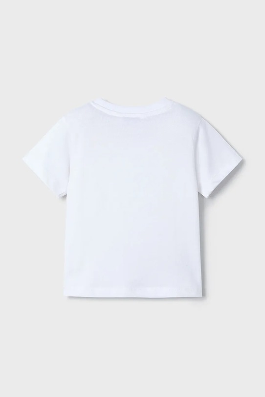 Mayoral tricou de bumbac pentru copii 3029.5D.Mini.PPYA alb SS25