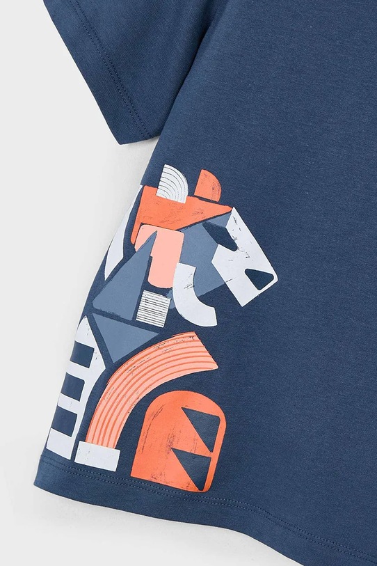 Детская хлопковая футболка Mayoral тёмно-синий 3029.5D.Mini.PPYA