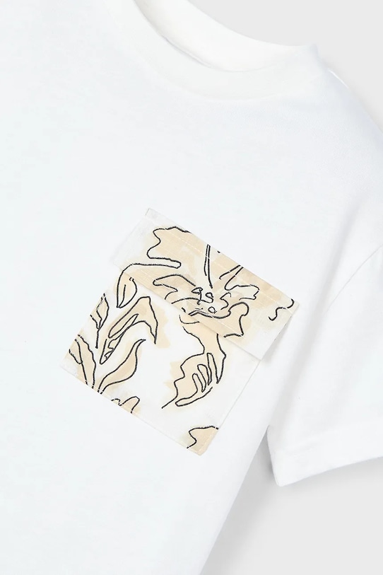 Хлопчик Дитяча бавовняна футболка Mayoral 3032.5E.Mini.PPYA бежевий