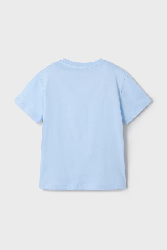 Dječja pamučna majica kratkih rukava Mayoral 3034.5E.Mini.PPYA plava SS25