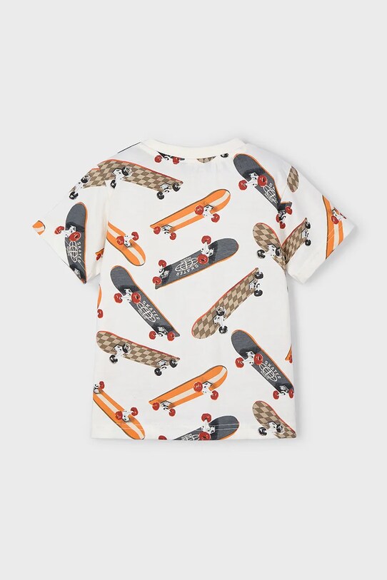 Chłopiec Mayoral t-shirt bawełniany dziecięcy 3038.5G.Mini.PPYA pomarańczowy