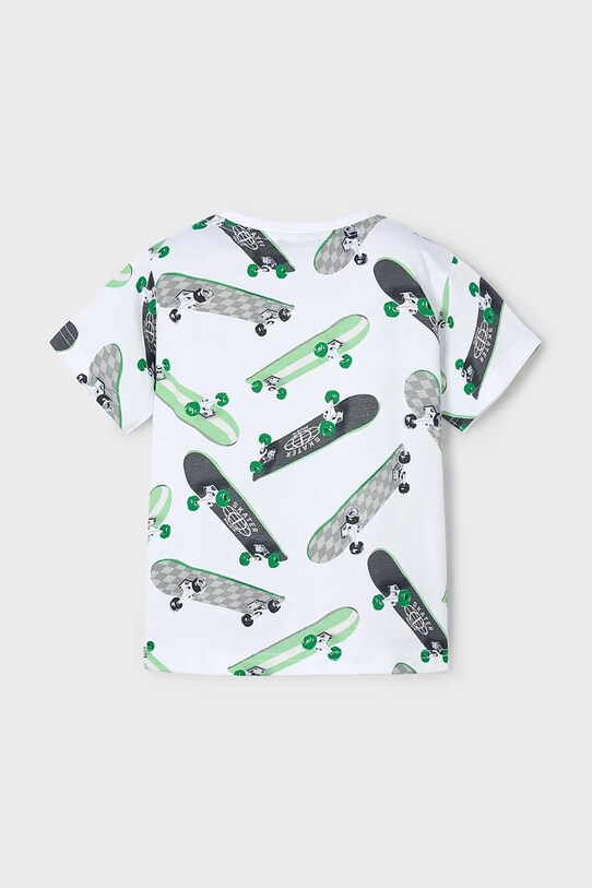 Mayoral tricou de bumbac pentru copii 3038.5G.Mini.PPYA verde SS25
