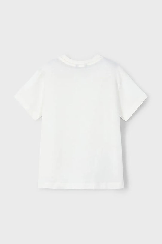 Mayoral tricou de bumbac pentru copii 3041.5G.Mini.PPYA bej SS25