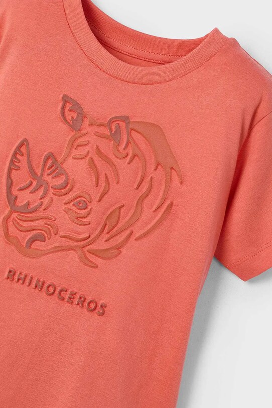 Chlapec Detské bavlnené tričko Mayoral 3042.5H.Mini.PPYA oranžová
