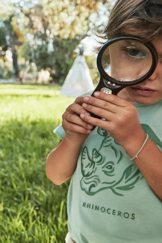 Детская хлопковая футболка Mayoral хлопок зелёный 3042.5H.Mini.PPYA