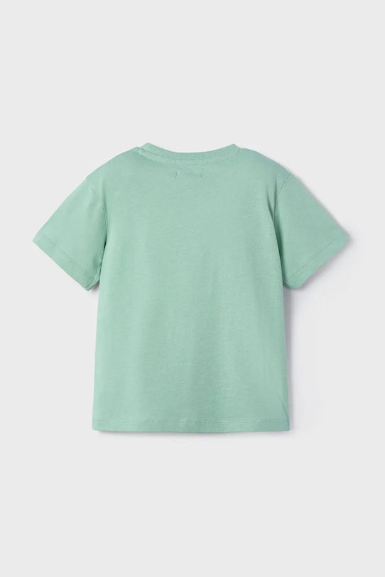 Mayoral t-shirt in cotone per bambini 3045.5H.Mini.PPYA verde SS25
