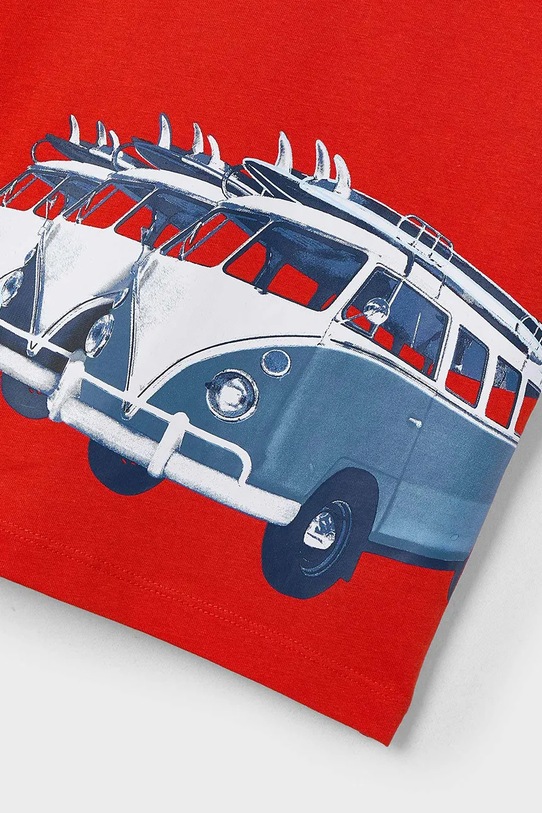 Băieți Mayoral tricou de bumbac pentru copii 3047.5J.Mini.PPYA rosu