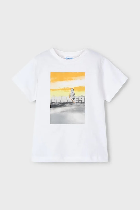 Дитяча бавовняна футболка Mayoral 2-pack 3049.5J.Mini.PPYA жовтий SS25