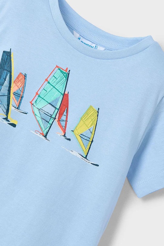 Otroška bombažna kratka majica Mayoral 2-pack modra 3049.5J.Mini.PPYA