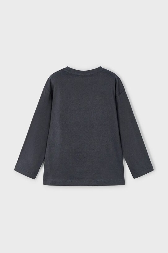 Mayoral longsleeve din bumbac pentru copii 3051.5F.Mini.PPYA negru SS25