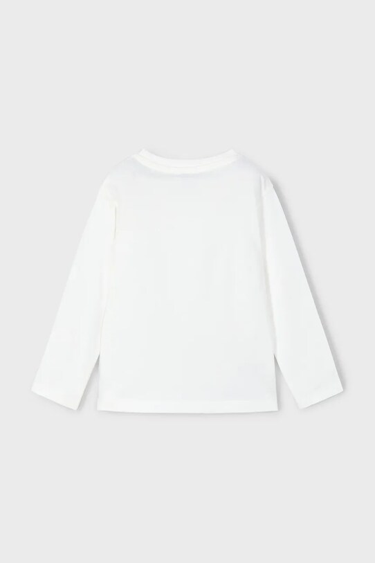 Mayoral longsleeve bawełniany dziecięcy 3052.5H.Mini.PPYA beżowy SS25