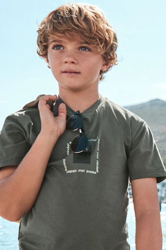 Mayoral tricou copii print verde 6003.7A.Junior.PPYA