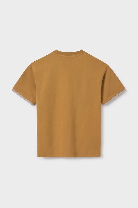 Dečki Otroška bombažna kratka majica Mayoral 6004.7B.Junior.PPYA rumena