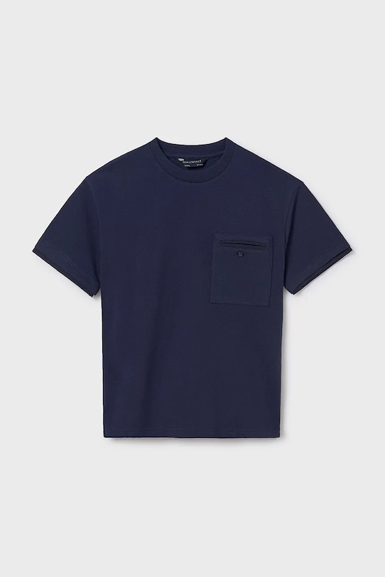 Mayoral tricou de bumbac pentru copii print bleumarin 6004.7B.Junior.PPYA