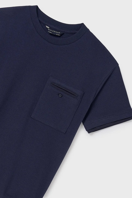 Băieți Mayoral tricou de bumbac pentru copii 6004.7B.Junior.PPYA bleumarin