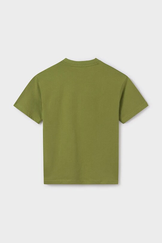 Băieți Mayoral tricou de bumbac pentru copii 6017.7F.Junior.PPYA verde
