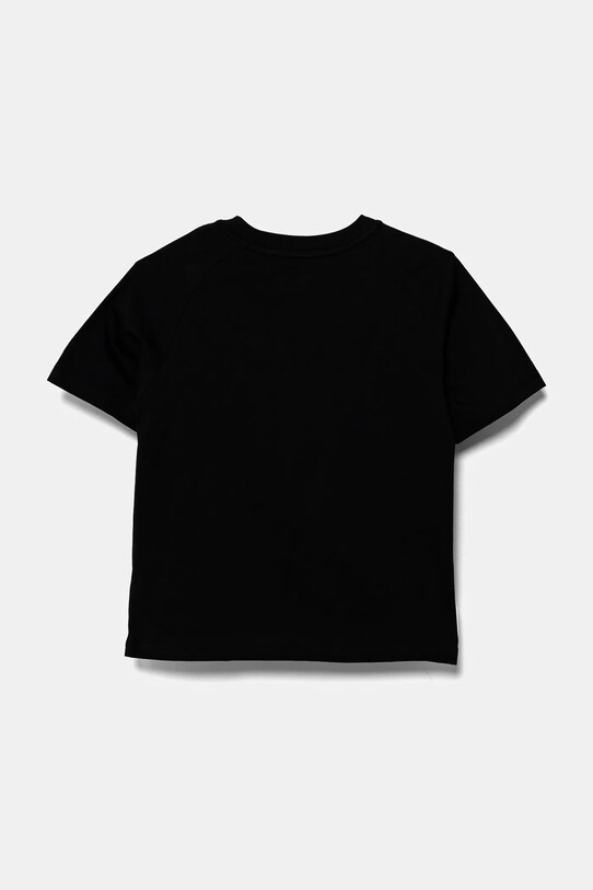 Хлопчик Дитяча бавовняна футболка adidas Originals JN4533 чорний